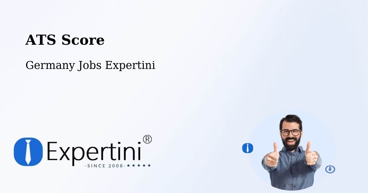 Resume ATS Score & Job Description Match Tool – Lüderitz - Germany Jobs Expertini